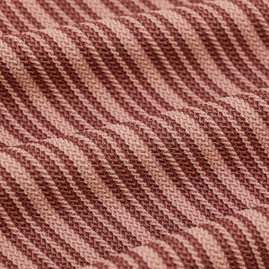 Peach Textured Stripes Shirt