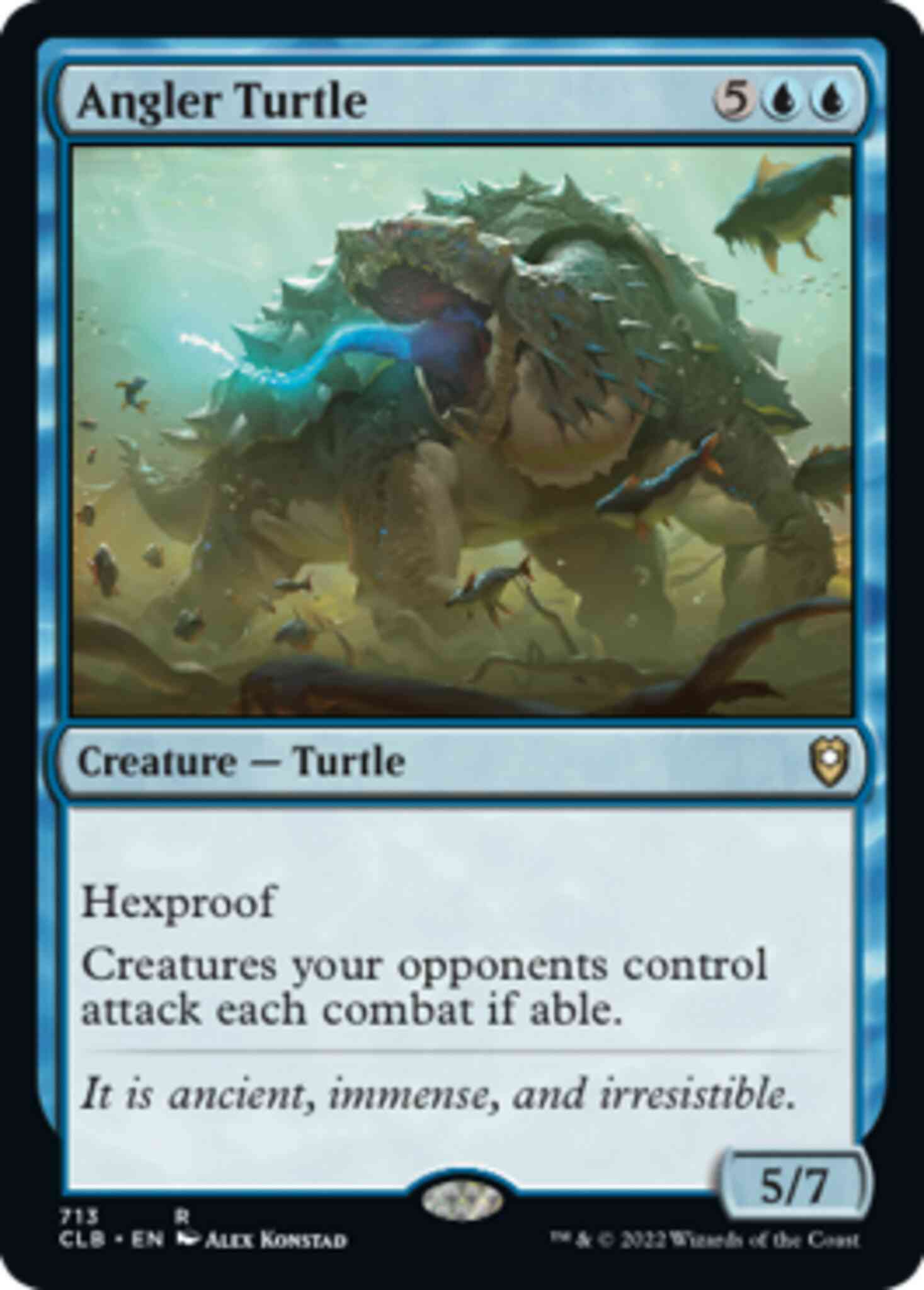 Angler Turtle [713] [Commander Legends: Battle for Baldur's Gate] [Non-Foil]