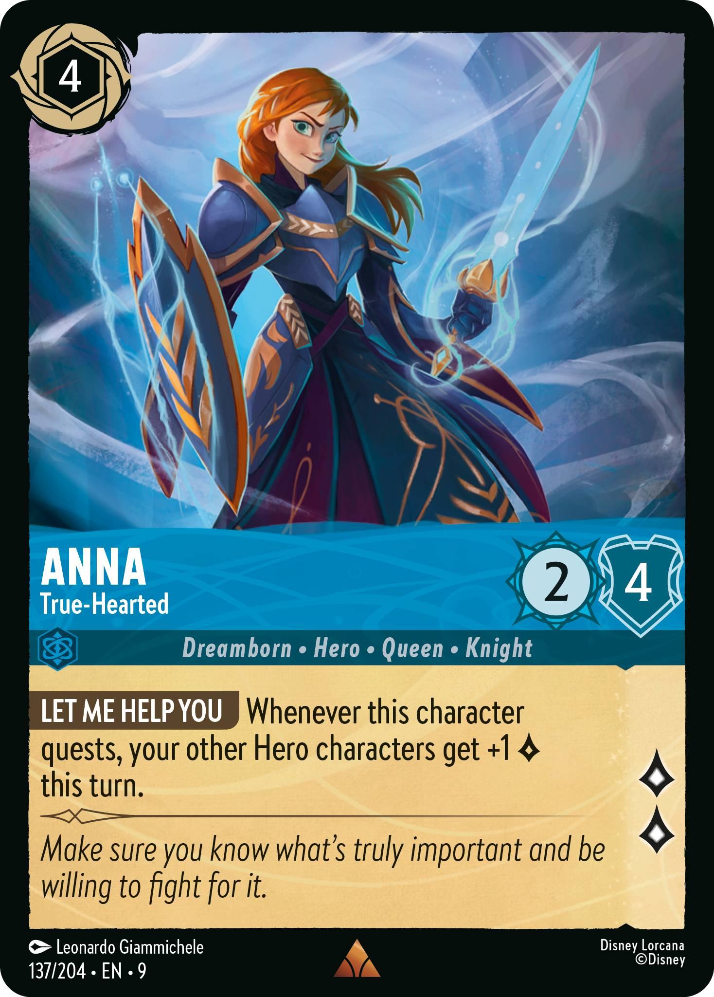 Anna - True-Hearted - 137/204 [Fabled] [Non-Foil]