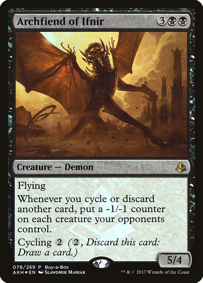 Archfiend of Ifnir [78] [Buy a Box] [Amonkhet Promos] [Foil]