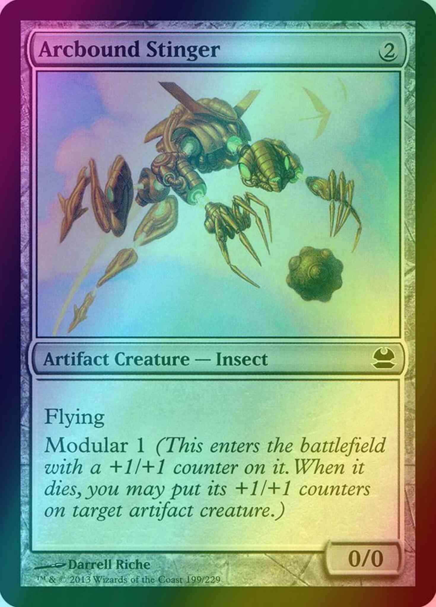 Arcbound Stinger [199] [Modern Masters] [Foil]