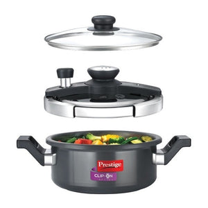 Prestige Clip-on Mini Hard Anodised Aluminium Pressure Cookers
