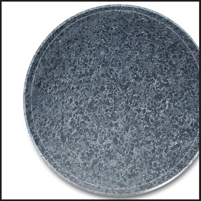 Prestige Stone Series Omni Aluminium Tawa | Gas & Induction Compatible | Black