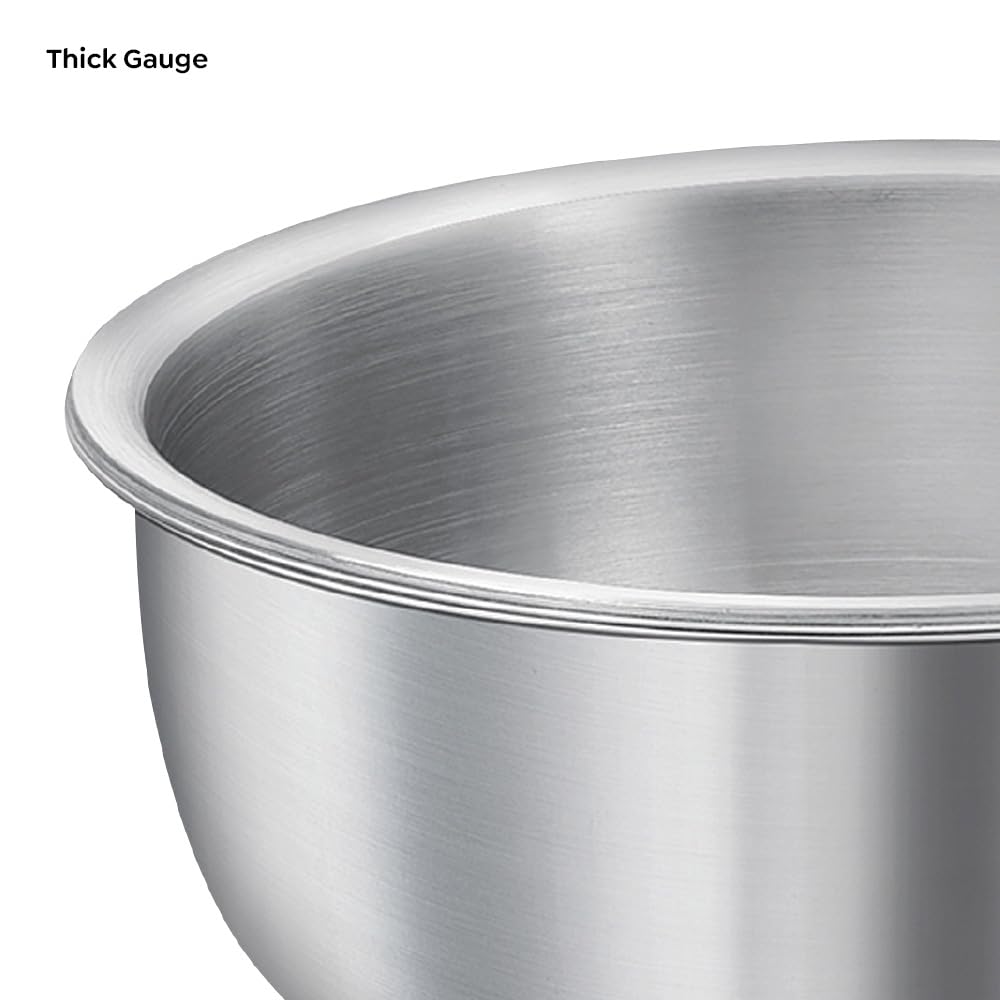 Prestige Splendor Tri-Ply Stainless Steel 13 cm Tadka Pan | Gas & Induction Compatible | Silver