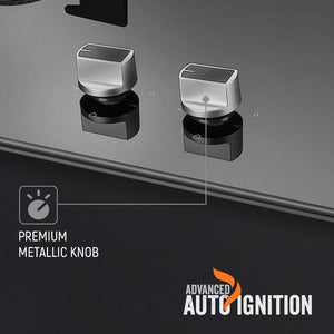Prestige Efficia Convertible Glasstop Hob One-Touch Advance Auto-Ignition | Black