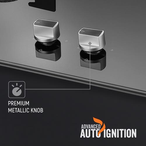 Prestige Efficia Convertible Glasstop Hob One-Touch Advance Auto-Ignition | Black