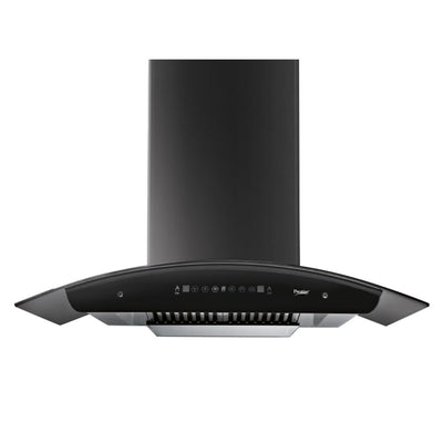 Prestige Oscar 600 IOT Enabled Kitchenhood Chimney with Safesense Technology | 1000 m3/hr | Black