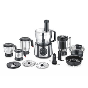 Prestige Amica Super Mixer Grinder 1000 Watt With 5 Jars & Multiple Accessories| Black&Silver