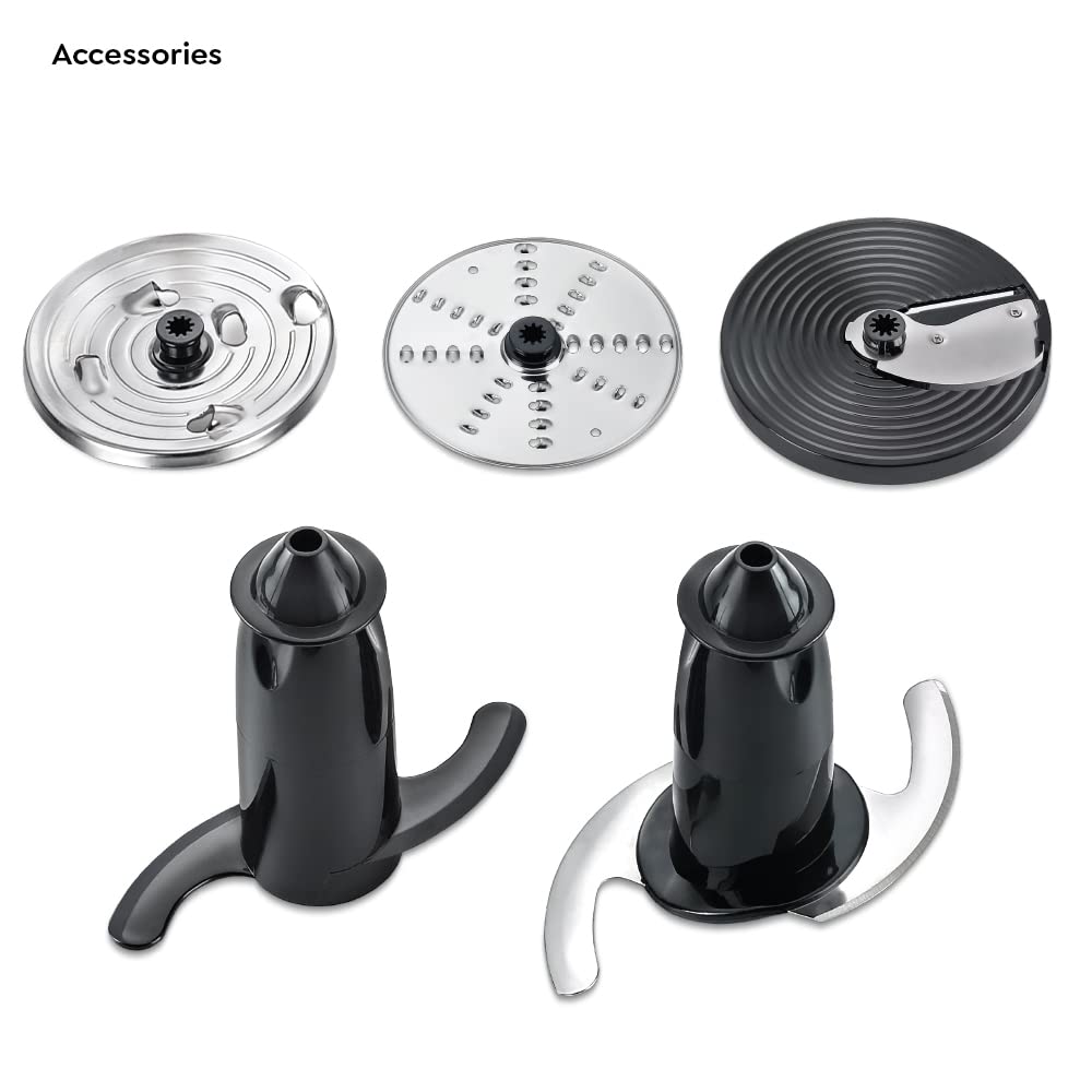 Prestige Amica Super Mixer Grinder 1000 Watt With 5 Jars & Multiple Accessories| Black&Silver