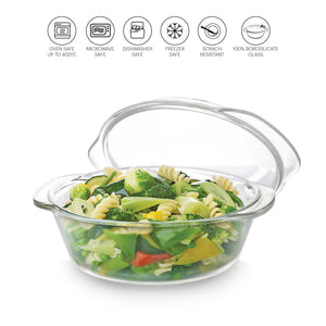 Angelica Round Casserole With Lid, 750ml