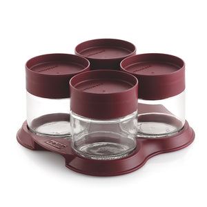 Modustack Glassy Set of 4 with Tray Gift Set