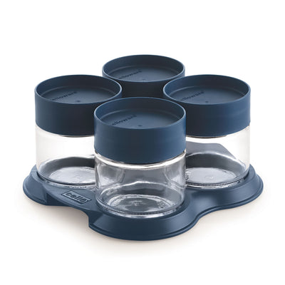 Modustack Glassy Set of 4 with Tray Gift Set
