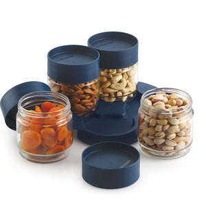 Modustack Glassy Set of 4 with Tray Gift Set