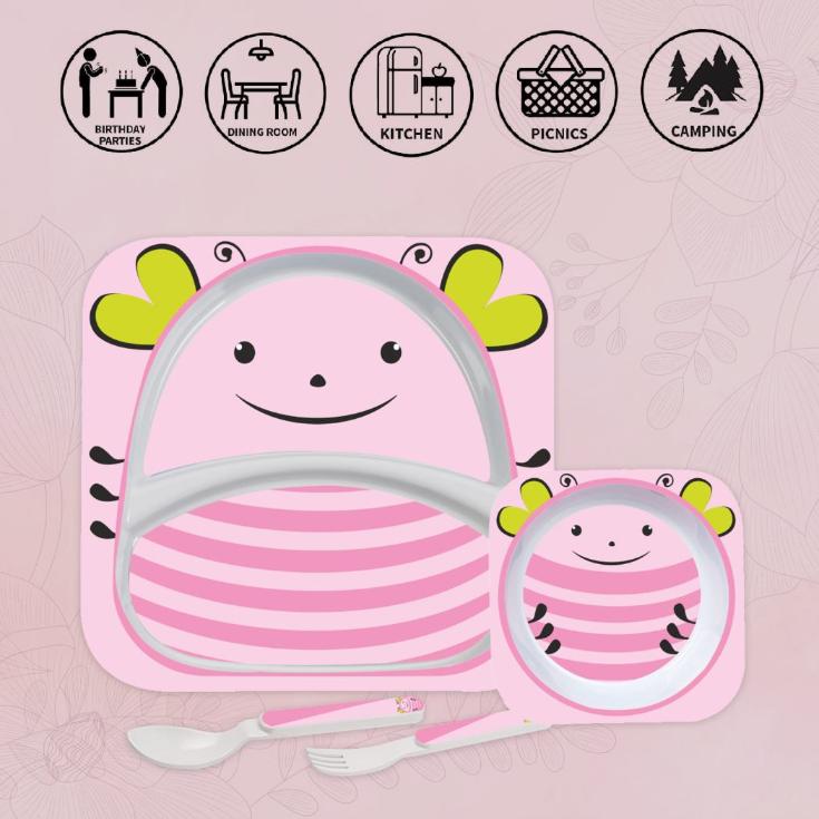 Kids Lady Bug Meal Set