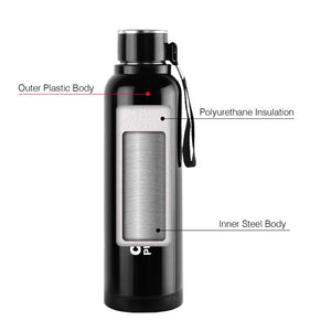 Puro Steel-X Benz 900 Water Bottle, 730ml