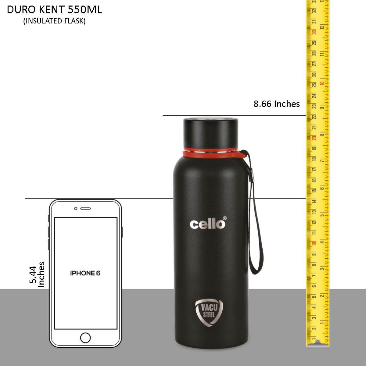 Duro Kent Flask, Vacusteel Water Bottle