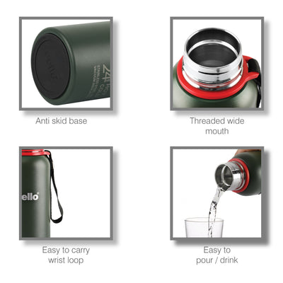 Duro Kent Flask, Vacusteel Water Bottle