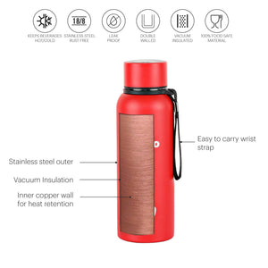 Duro Kent Flask, Vacusteel Water Bottle