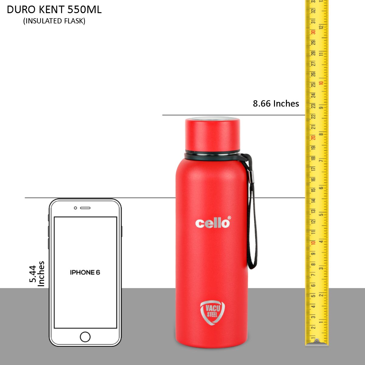 Duro Kent Flask, Vacusteel Water Bottle