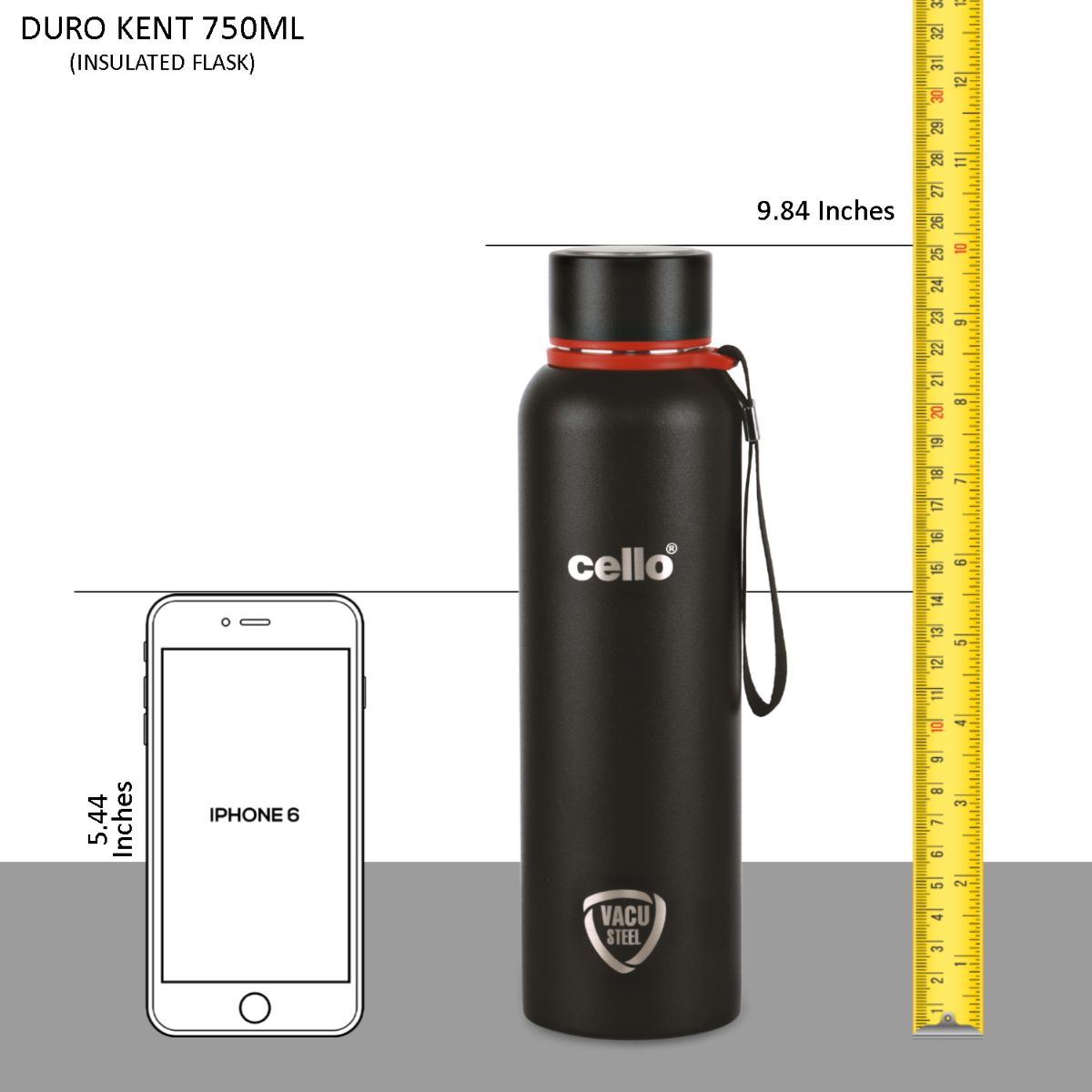 Duro Kent Flask, Vacusteel Water Bottle