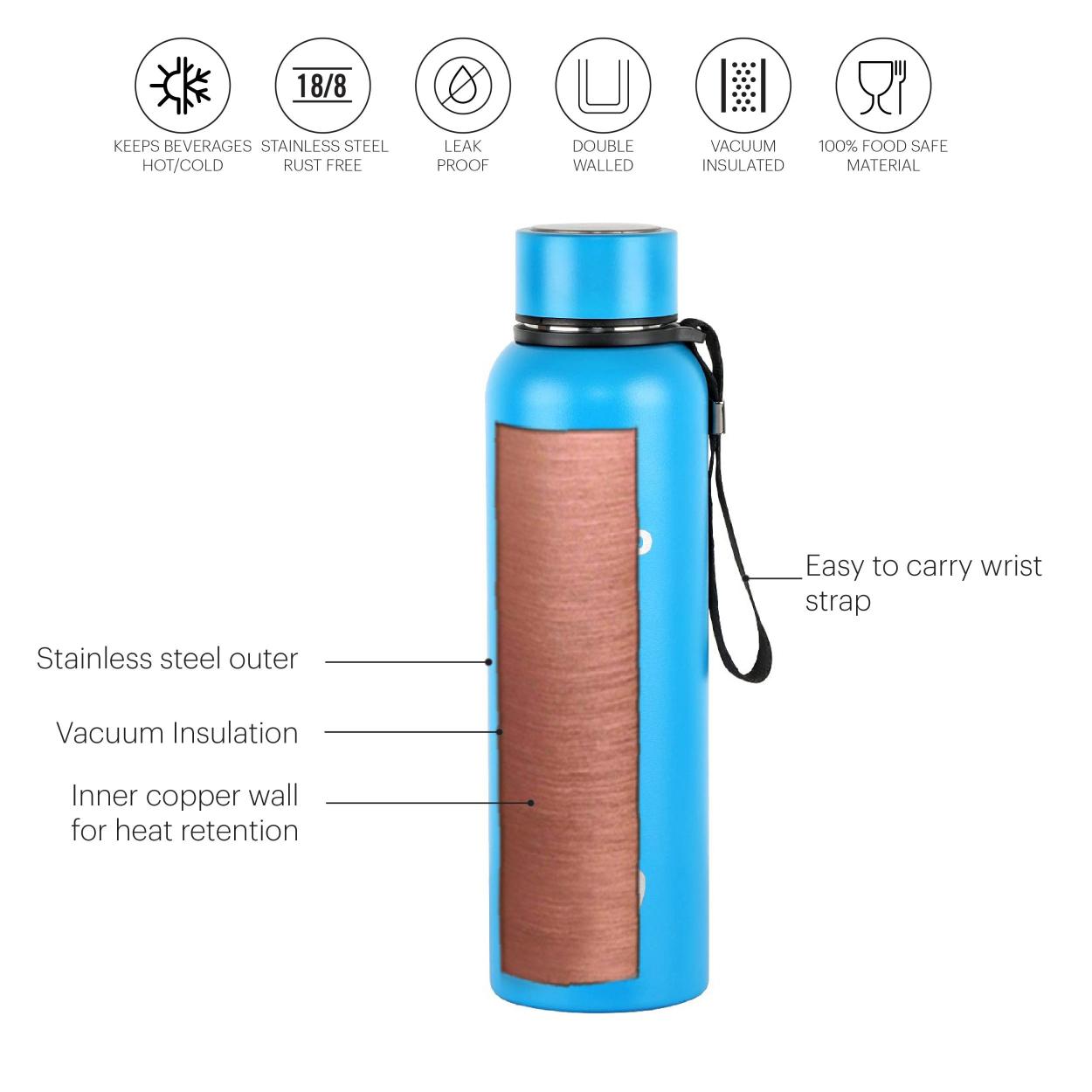 Duro Kent Flask, Vacusteel Water Bottle