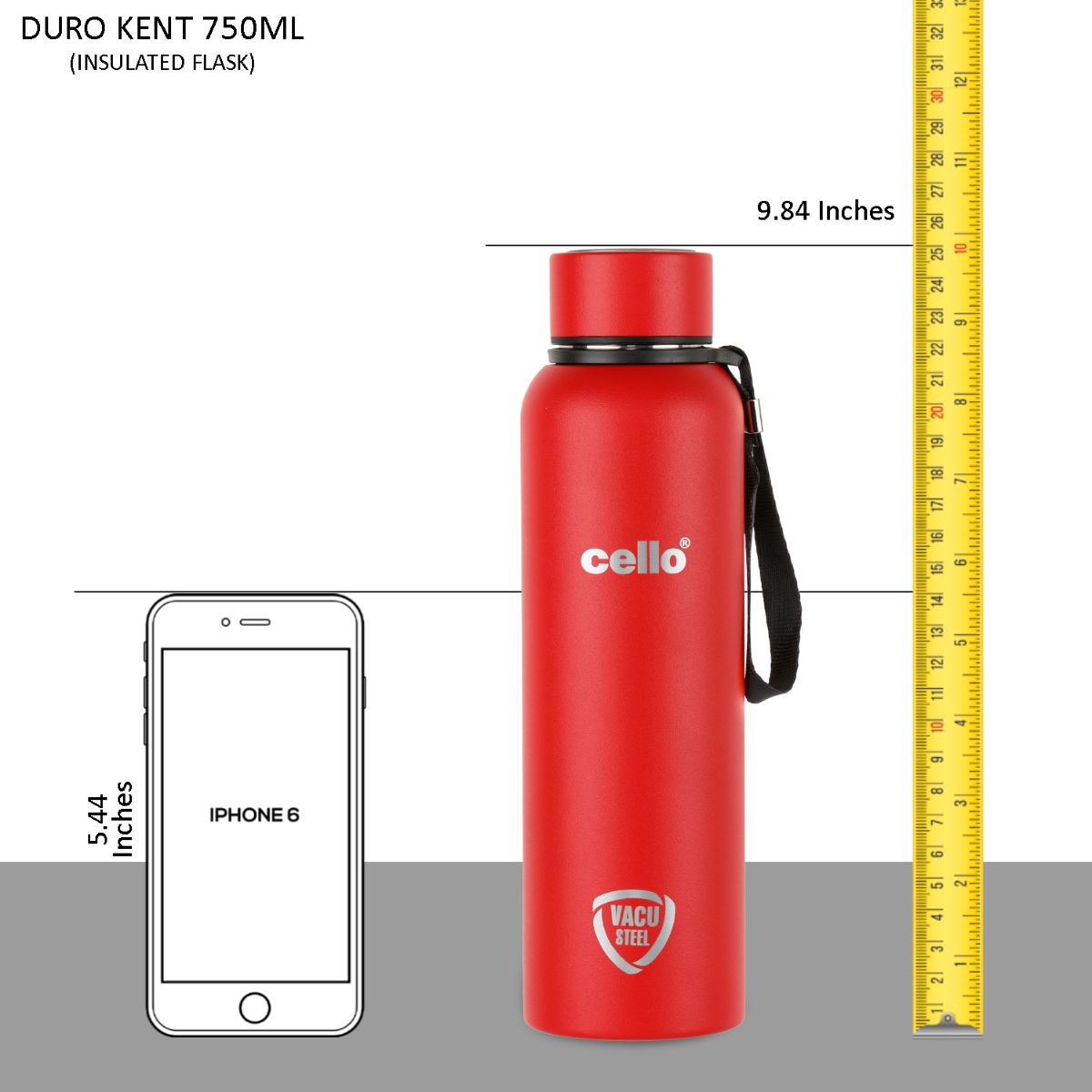 Duro Kent Flask, Vacusteel Water Bottle