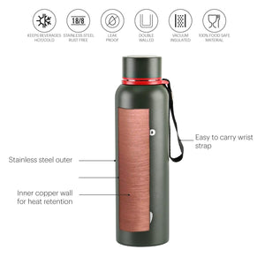 Duro Kent Flask, Vacusteel Water Bottle