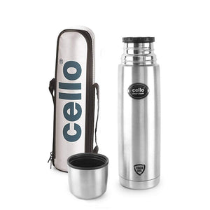 Easy Style Flask, Vacusteel Water Bottle with Thermal Jacket, 1000ml