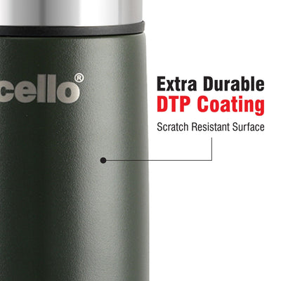 Duro Flip Flask, Vacusteel Water Bottle with Thermal Jacket