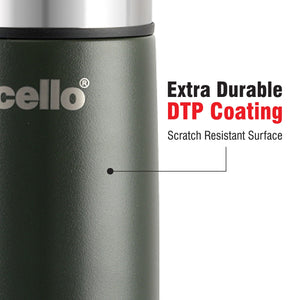 Duro Flip Flask, Vacusteel Water Bottle with Thermal Jacket