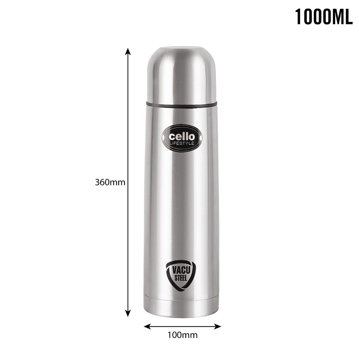 Lifestyle Flask, Vacusteel Water Bottle, 1000ml
