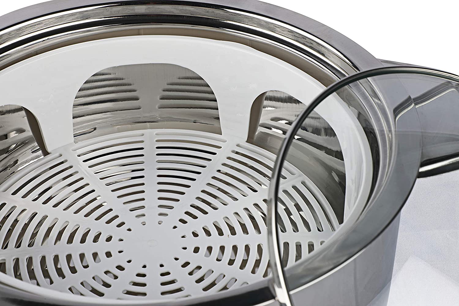 Roti Plus Stainless Steel Casserole, Medium