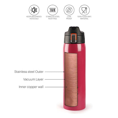 Skipper Flask, Vacusteel Water Bottle, 750ml