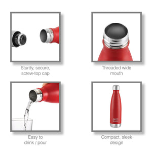 Duro Swift Flask, Vacusteel Water Bottle
