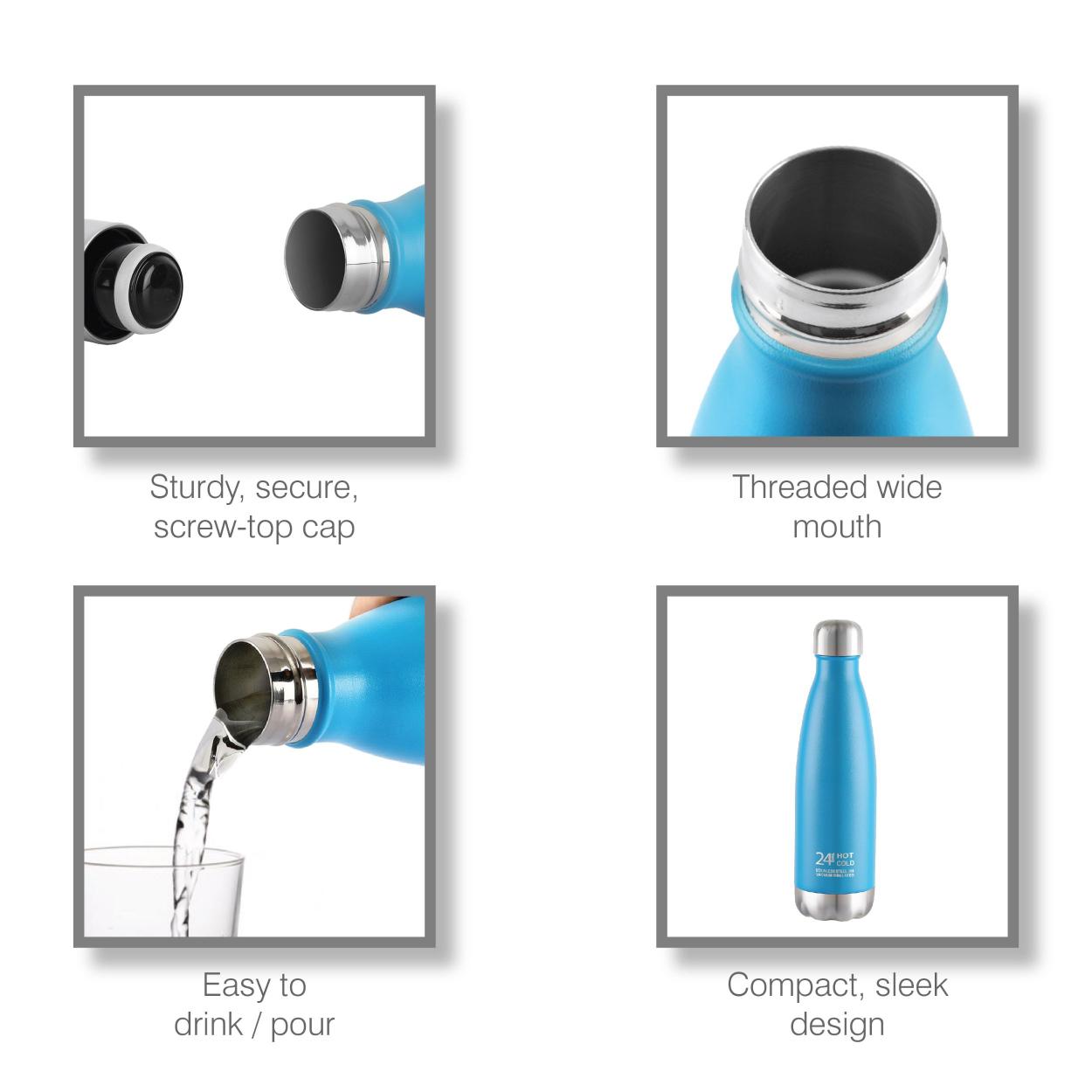 Duro Swift Flask, Vacusteel Water Bottle