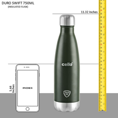 Duro Swift Flask, Vacusteel Water Bottle