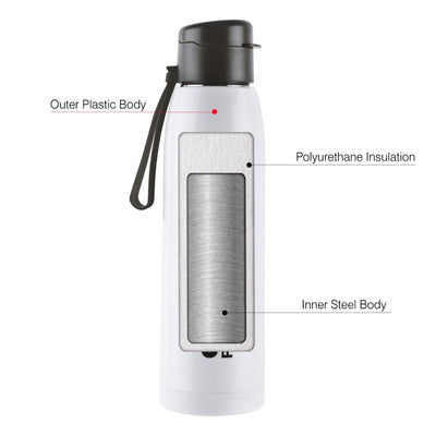 Puro Steel-X Cooper 900 Water Bottle, 740ml