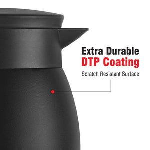 Duro Pot Double Walled Vacuum Insulated Teapot, 600ml