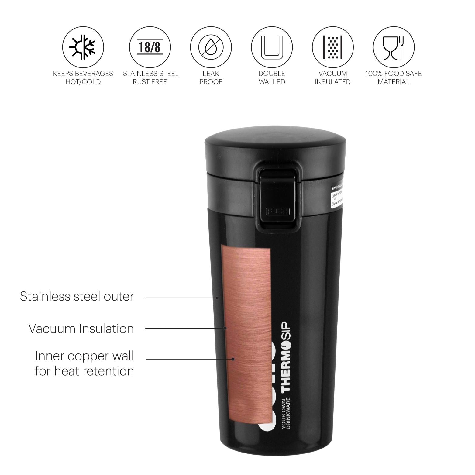 Monty Flask, Vacusteel Water Bottle