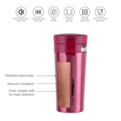 Monty Flask, Vacusteel Water Bottle, 450ml