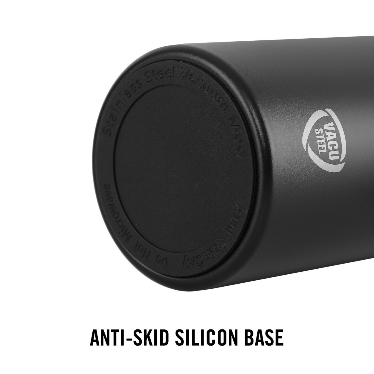 Duro Flip Flask, Vacusteel Water Bottle with Thermal Jacket