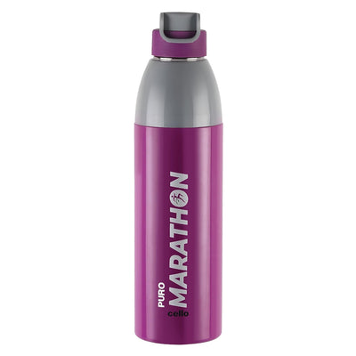 Puro Steel X Marathon Water Bottle with Inner Steel