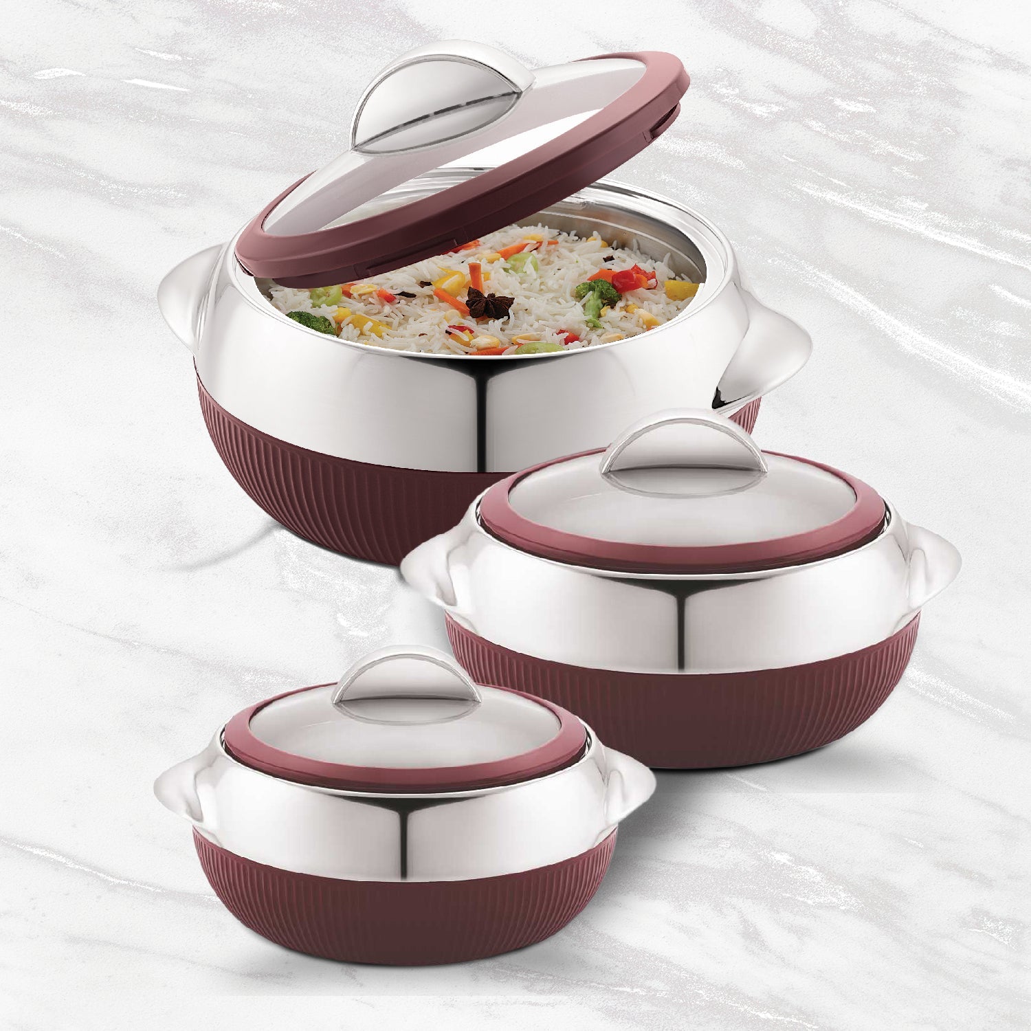 Linea Insulated Casserole, Set of 3