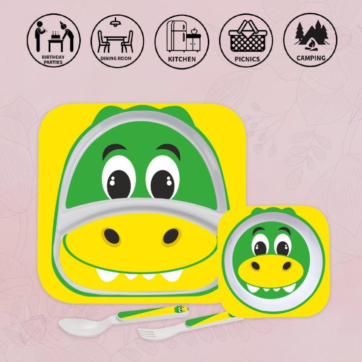 Kids Crocodile Meal Set