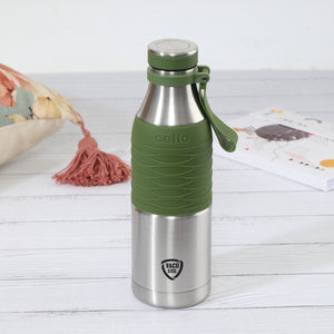 Gripmax Flask, Vacusteel Water Bottle, 600ml