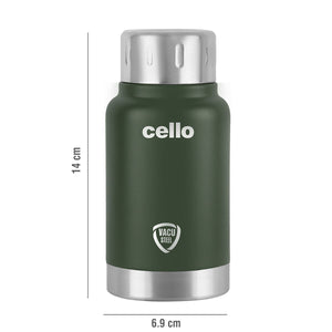 Duro Top Flask, Vacusteel Water Bottle, 180ml