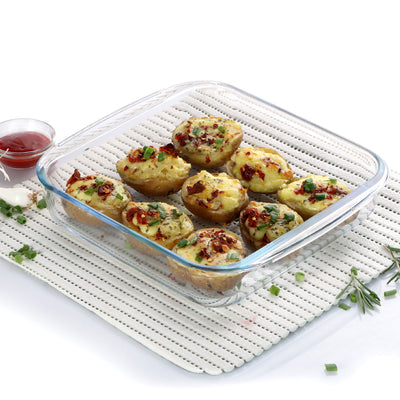 Laura Square Glass Baking Dish, 1700ml