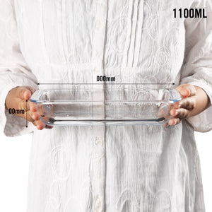 Dahlia Rectangle Glass Baking Dish, 1100ml
