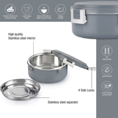 Take-Eat Insulated Lunch Box, Medium