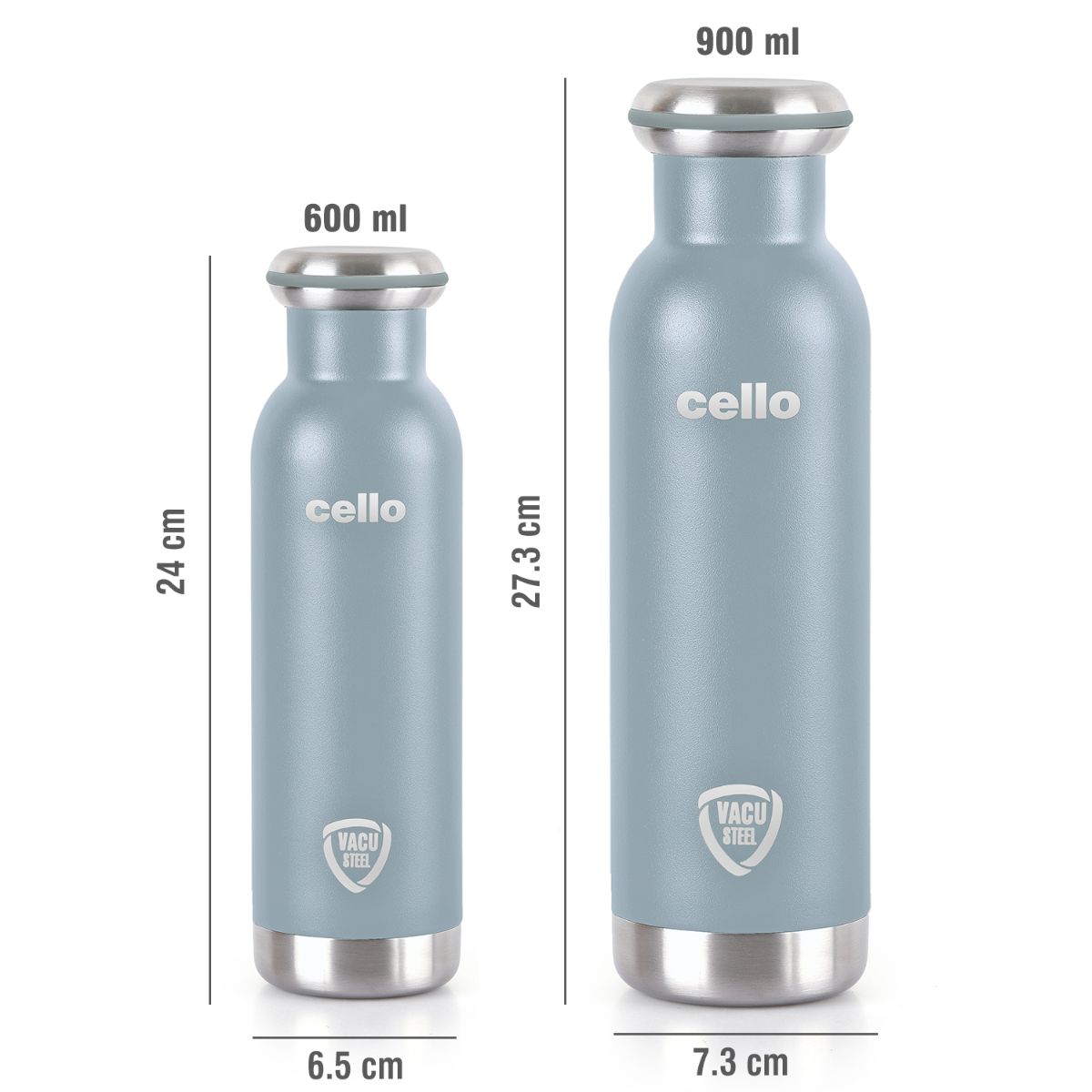 Duro Sip Flask, Vacusteel Water Bottle, 900ml